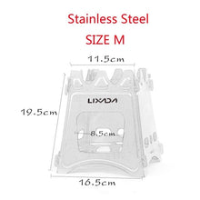 Load image into Gallery viewer, Lixada Folding Wood Stove