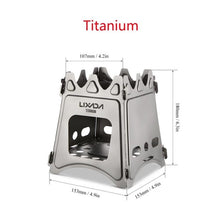 Load image into Gallery viewer, Lixada Folding Wood Stove