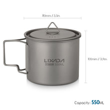 Load image into Gallery viewer, Lixada Titanium Cup